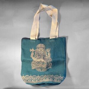 Green Ganesha Buddha Tote